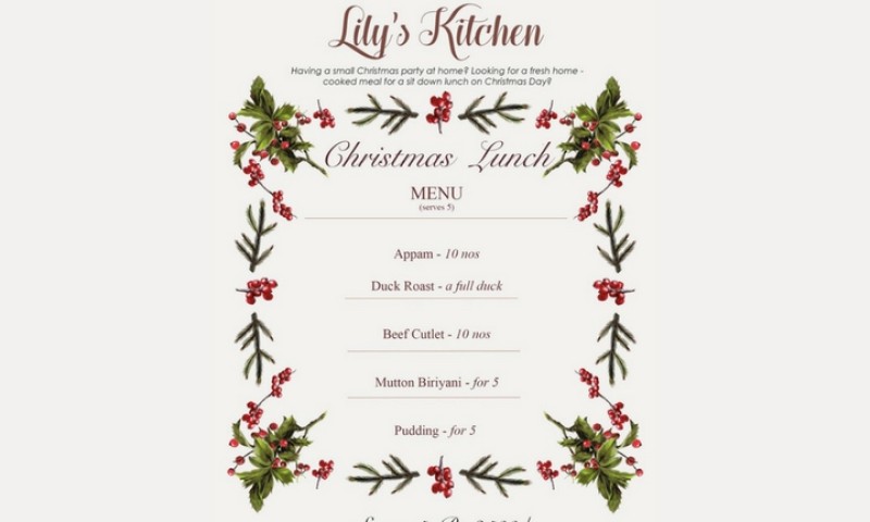 Christmas Lunch By Lily's Kitchen