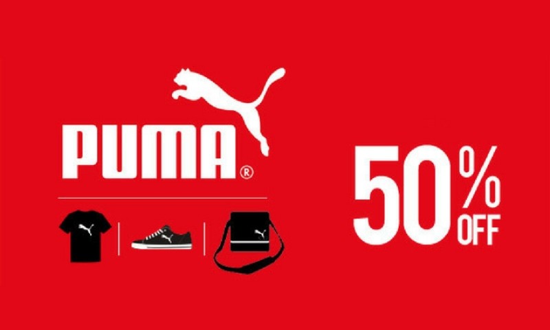 Upto 50% Off at Puma