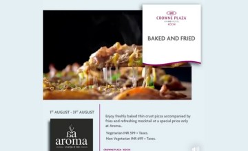 Baked And Fried - Exciting Offers From Crowne Plaza