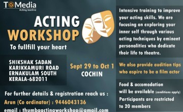 Acting Workshop By Thumba Global Media
