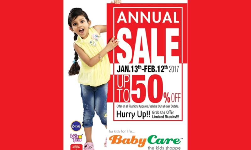 Annual Sale at Baby Care