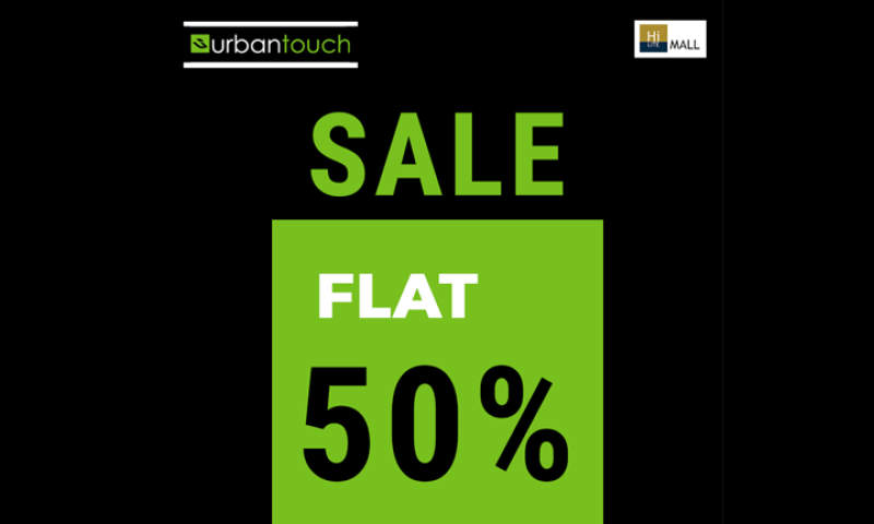 Flat 50% Off at Urbantouch