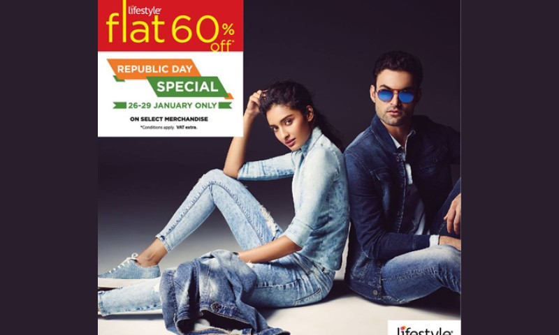 Flat 60% Off at Lifestyle