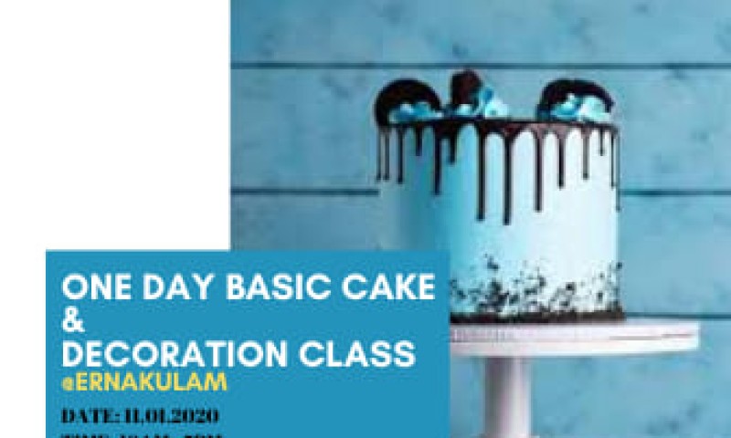 One day Cake Baking and Decoration Class @ Ernakulam 