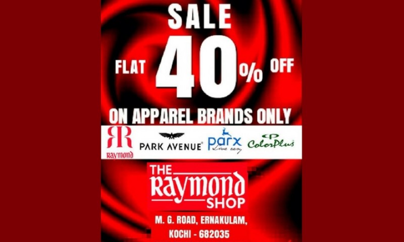 Flat 40% Off at The Raymond Shop