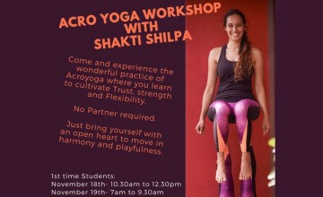 Acro Yoga Workshop With Shakti Shilpa