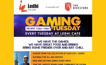 Gaming Tuesday at Ledhi Cafe