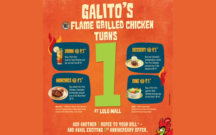 Exciting Offer from Galito's at Lulu Mall