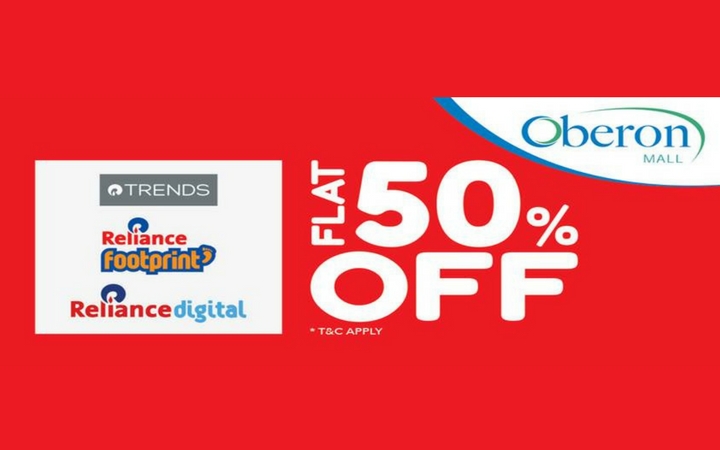 FLAT 50% OFF at Reliance Stores