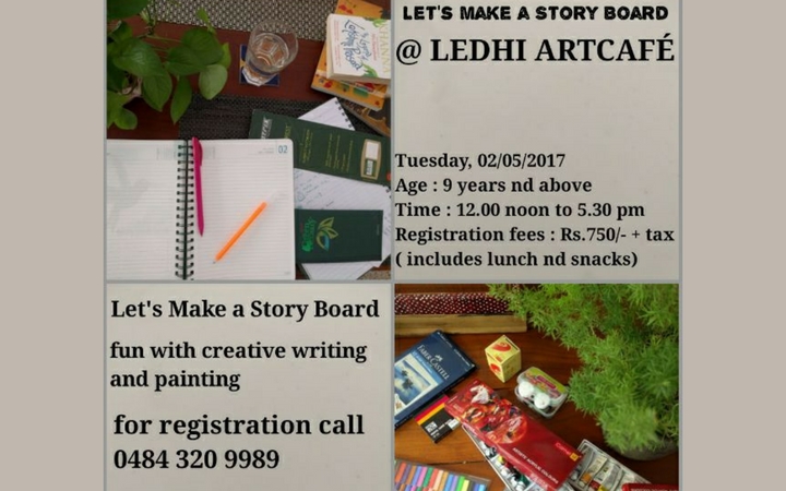 Let's Make a Story Board - Creative Writing and Painting