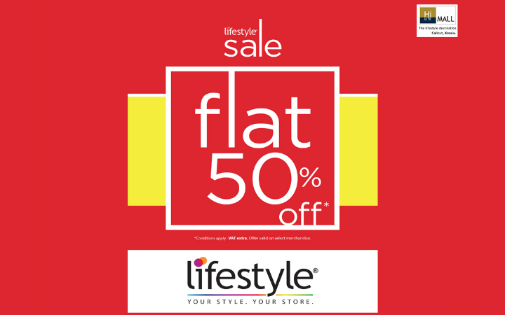 Flat 50% off at Lifestyle