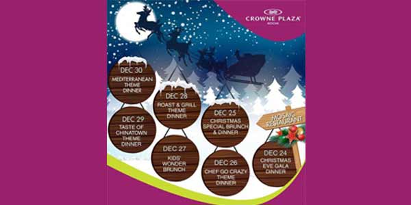 Christmas specials at Crowne Plaza