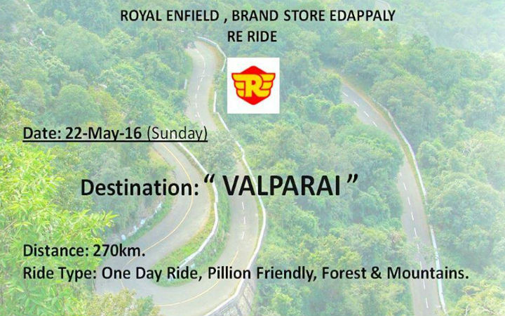 Ride To Valparai with Royal Enfield