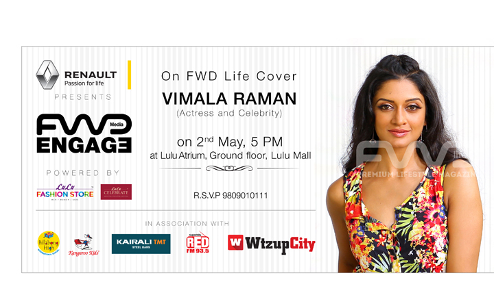 Cover Launch of FWD Life,  May Issue featuring Vimala Raman