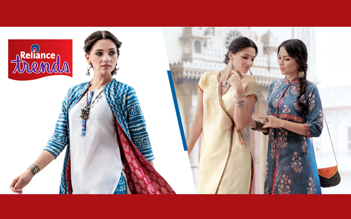 Upto 50% Off at Reliance Trends