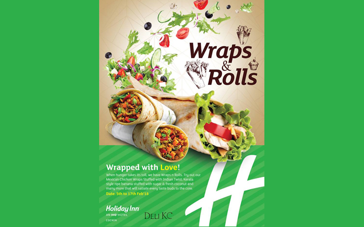 Wraps and Roll Fest at Holiday inn