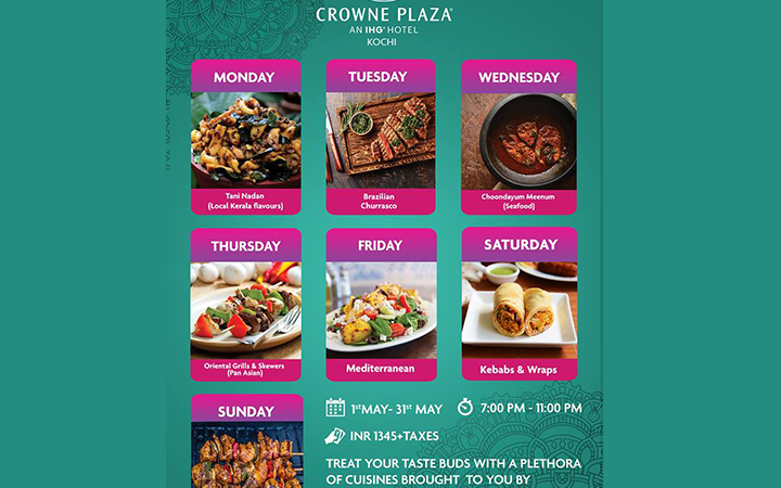 7 Day Delight At Crowne Plaza