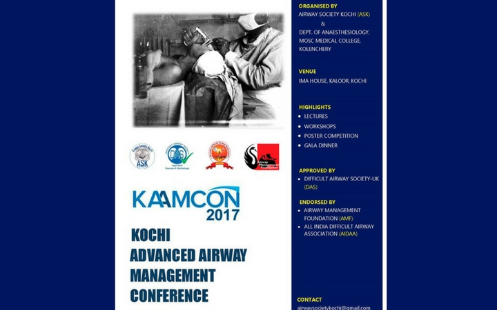 Kochi Advanced Airway Management Conference 2017