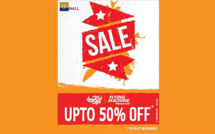 Upto 50% off at Flying Machine