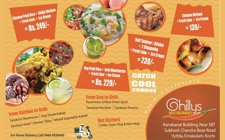 Exciting Food Offers at Chillys restaurant