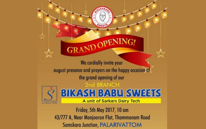 Grand Opening of Bikash Babu Sweets