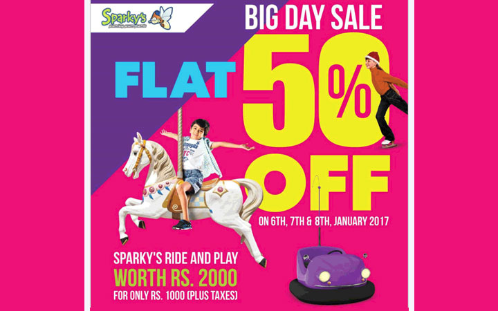 Big Day Sale at Sparky's
