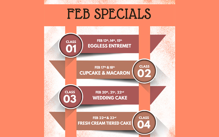 Feb Specials - Cooking Classes