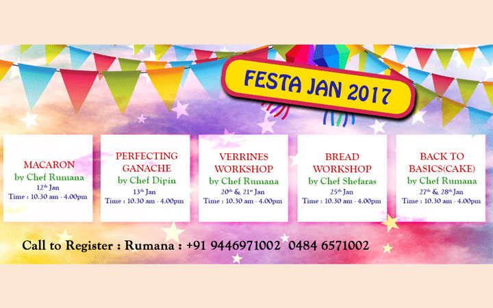 Festa Jan 2017 - Food Workshops