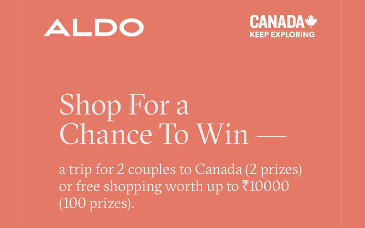 Shop for a Chance to Win from Aldo