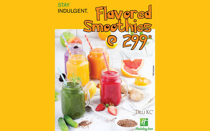 Flavored Smoothies at just 299