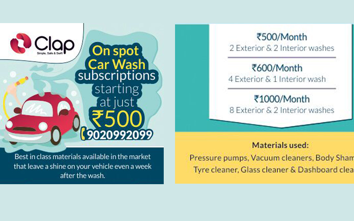 On Spot Car wash Subscriptions