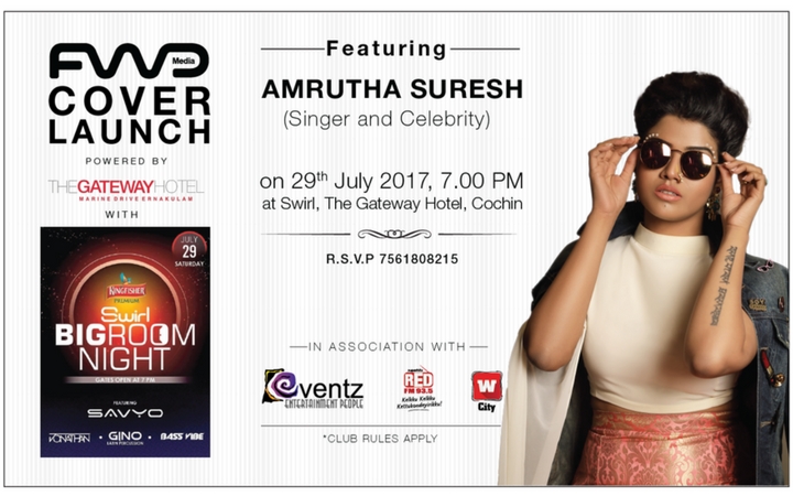 FWD Cover Launch Featuring Amrutha Suresh