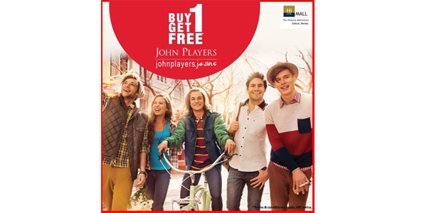 Buy 1 Get 1 free @ John Players