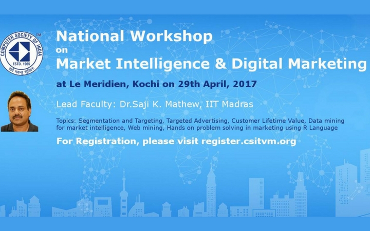 National Workshop on Market Intelligence and Digital Marketing