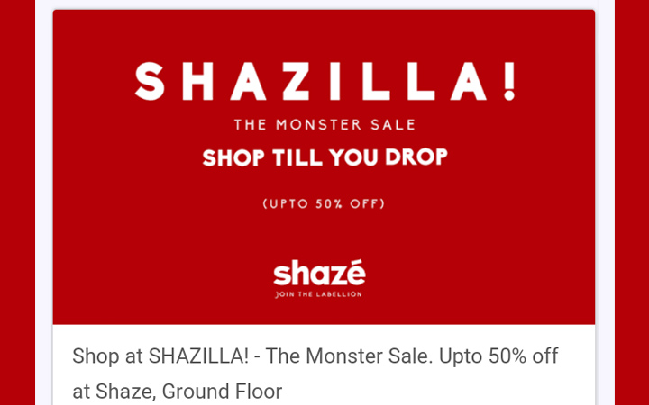 Shazilla - The Monster Sale