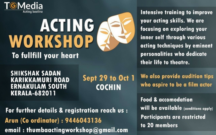 Acting Workshop By Thumba Global Media