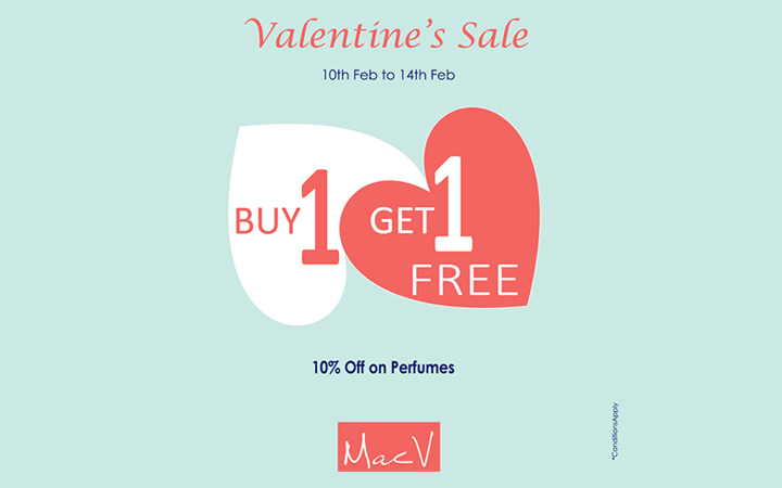 Valentine's Sale at MacV