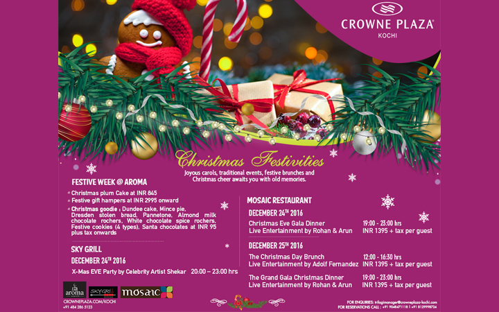 Christmas Festivities and Offers