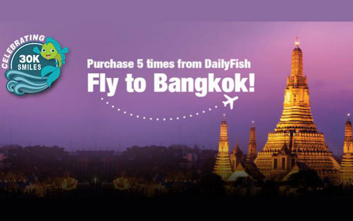 Daily Fish Offer- Fly to Bangkok