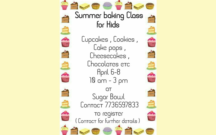 Summer Baking Class for Kids