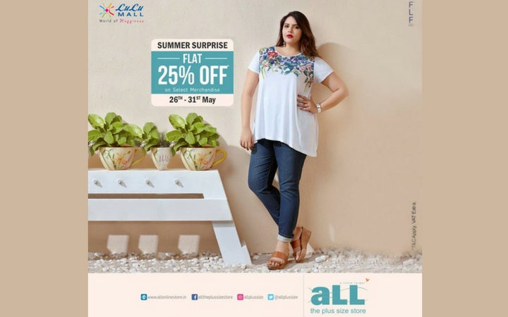 Flat 25% Off at All, The Plus Size Store