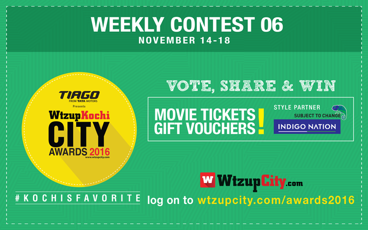 Win Movie Tickets Every Week With Kochi's Favorites