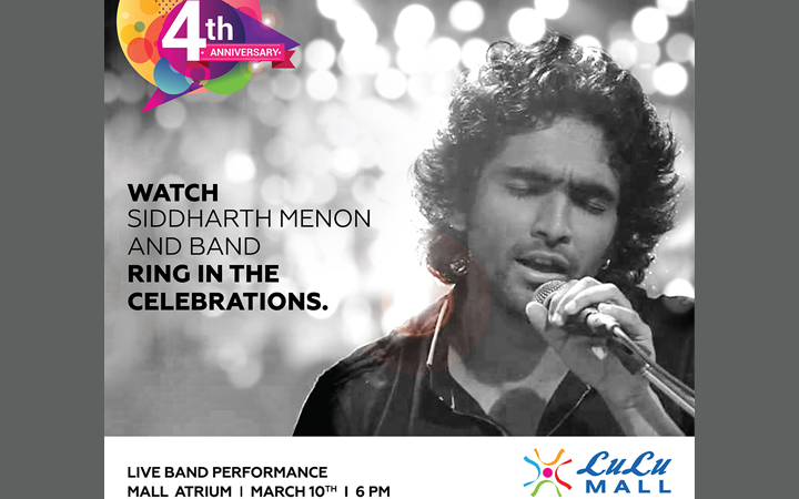 Live Band Performance by Siddharth Menon 
