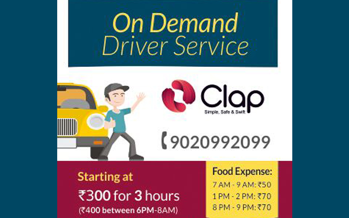 On Demand Driver Service by 'Clap'