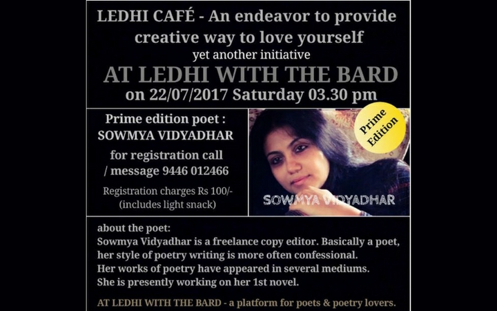 At Ledhi With the Bard - A Platform for Poets and Poetry Lovers