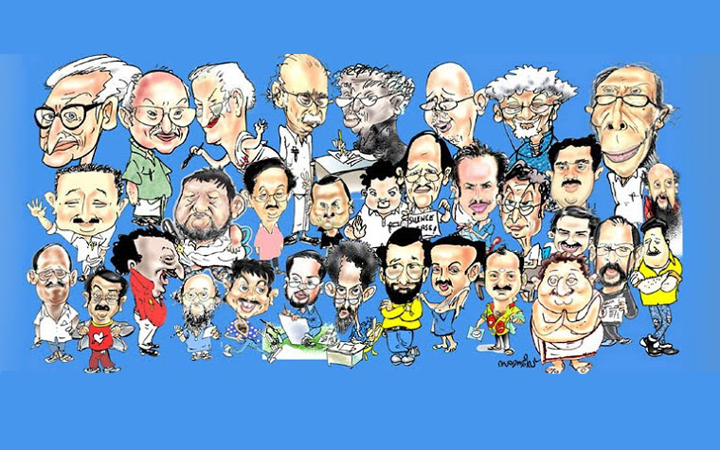 Cartoonists Who Kept Kerala Laughing