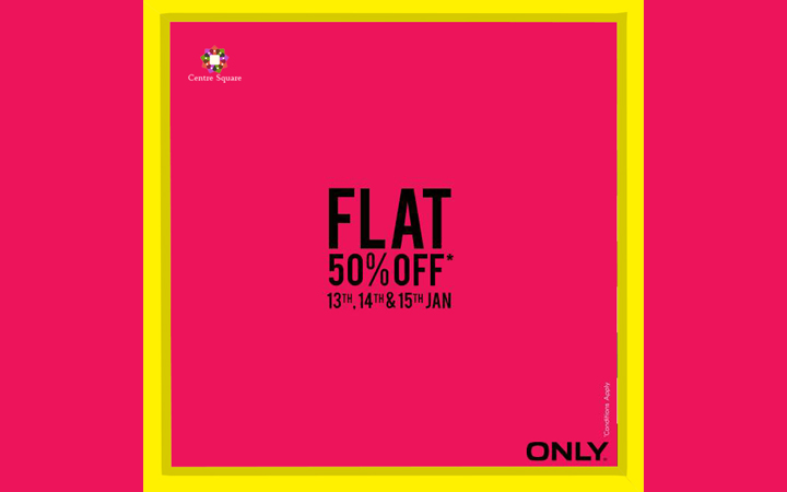 Get Flat 50% Off at Only
