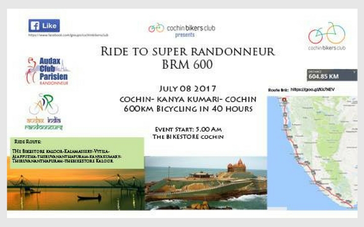 CBC Ride to Super Randonneur BRM 600