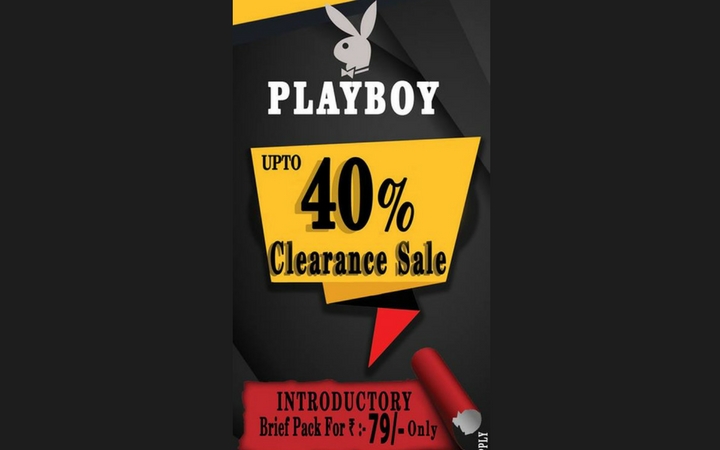 Upto 40% Off by Playboy