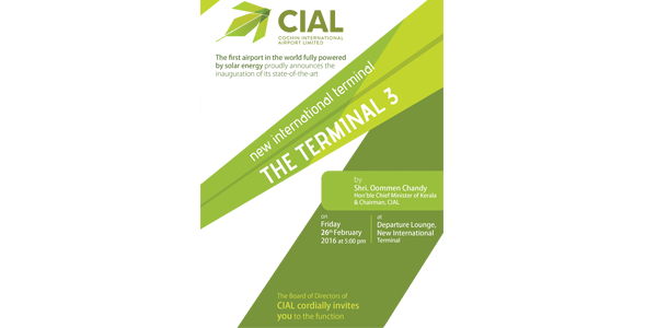 Terminal 3 Inauguration of CIAL